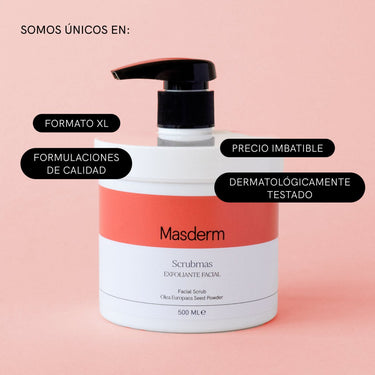 Scrubmas Facial 500ml - Masderm Cosmética